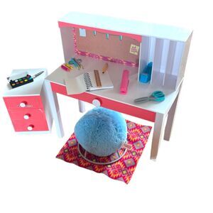 My Life As Modular Desk Play Set for 18” Dolls - White